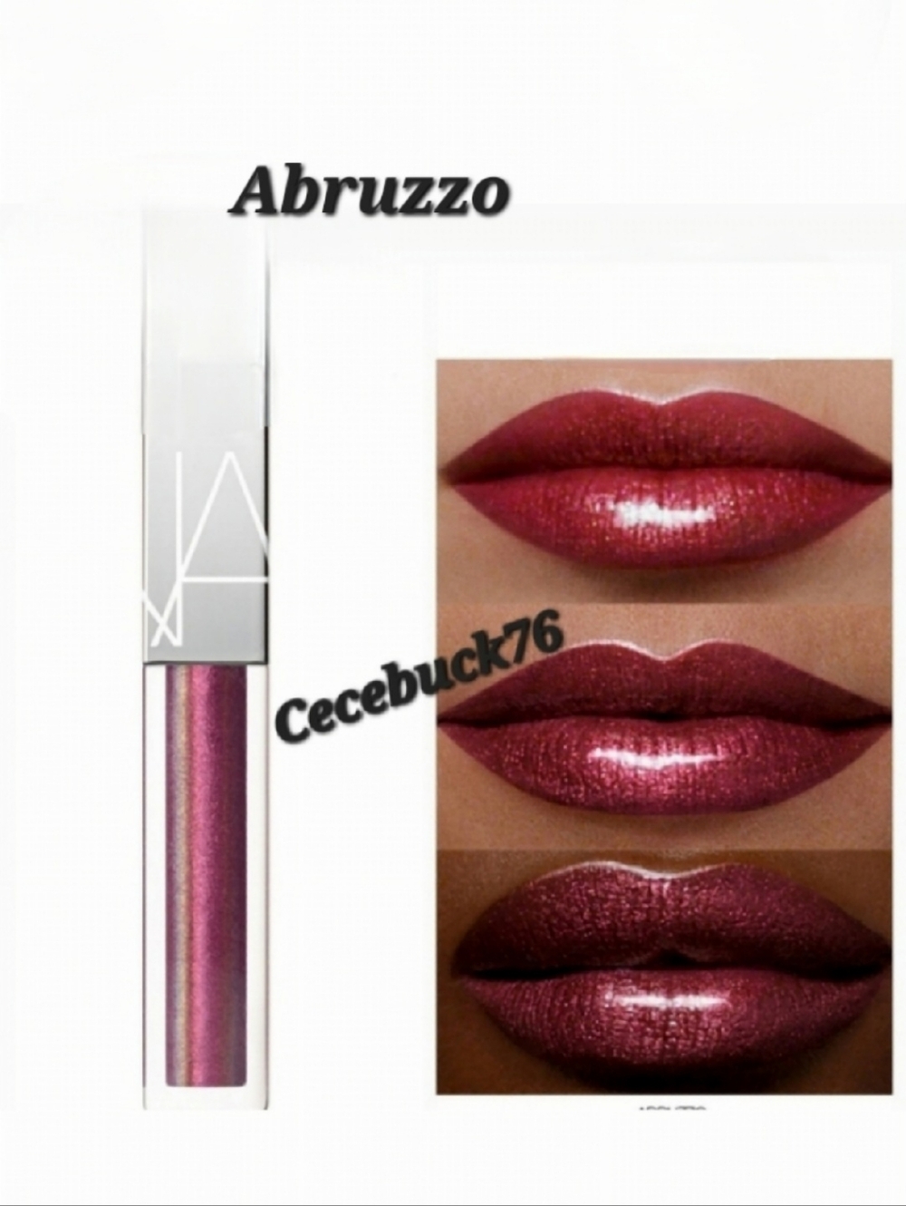 🌺NARS Full Vinyl Lip Lacquer Abruzzo Nars Lipstick Lip Gloss